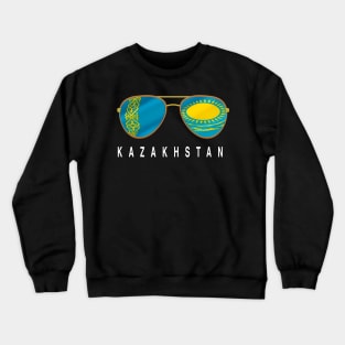 Kazakhstan Sunglasses, Kazakhstan Flag, Kazakhstan gift ,  Kazakhstani , Crewneck Sweatshirt